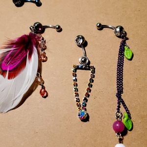 Super cute new belly button rings